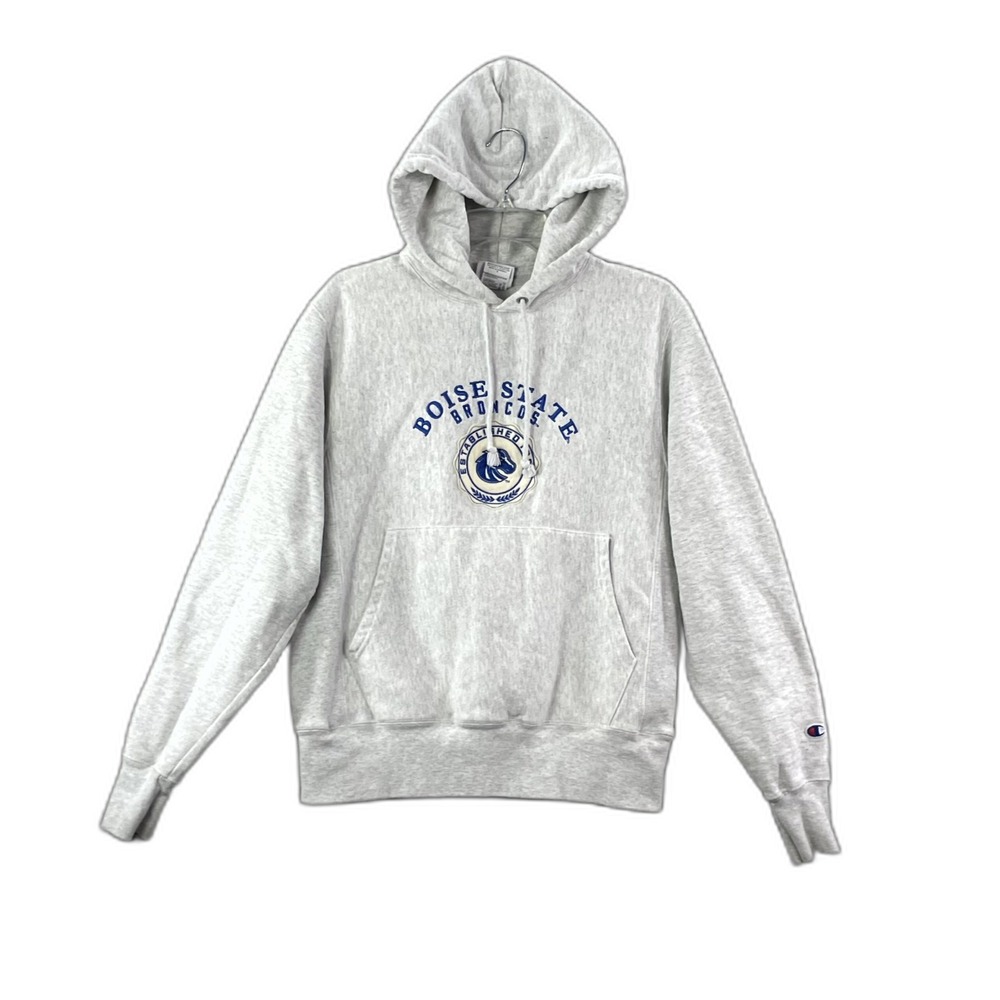 Boise State Broncos Hoodie Mens Small Champion Reverse Weave NCAA Football Skate